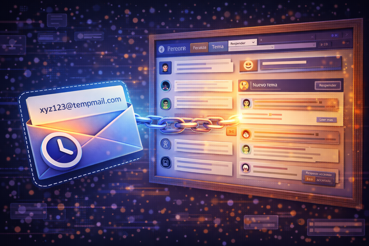 Correo temporal para foros y comunidades online